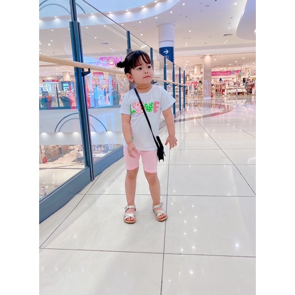 Quần legging bé gái Peekaboo