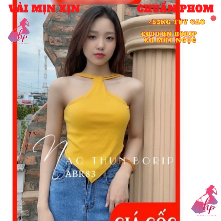 Áo yếm nữ ôm body chất thun cotton xịn kiểu dáng hàn quốc tôn dáng cực sexy - mã A156