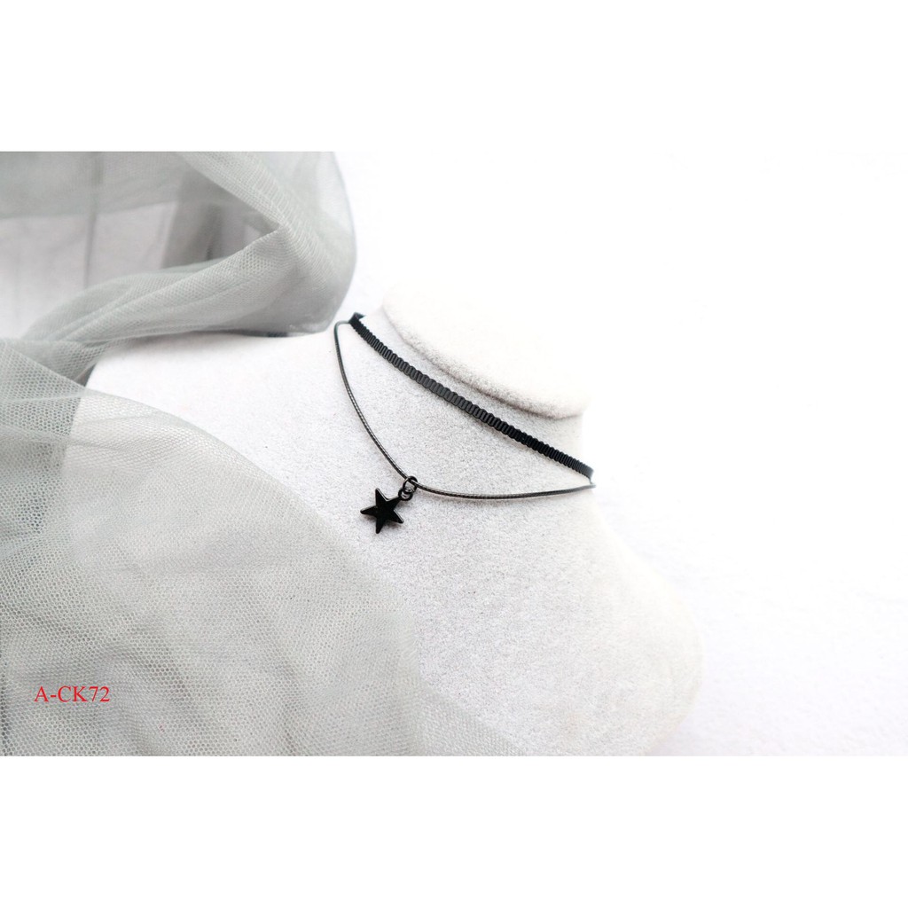 Chocker đen xinh xắn A-CK71-75 Mayconner