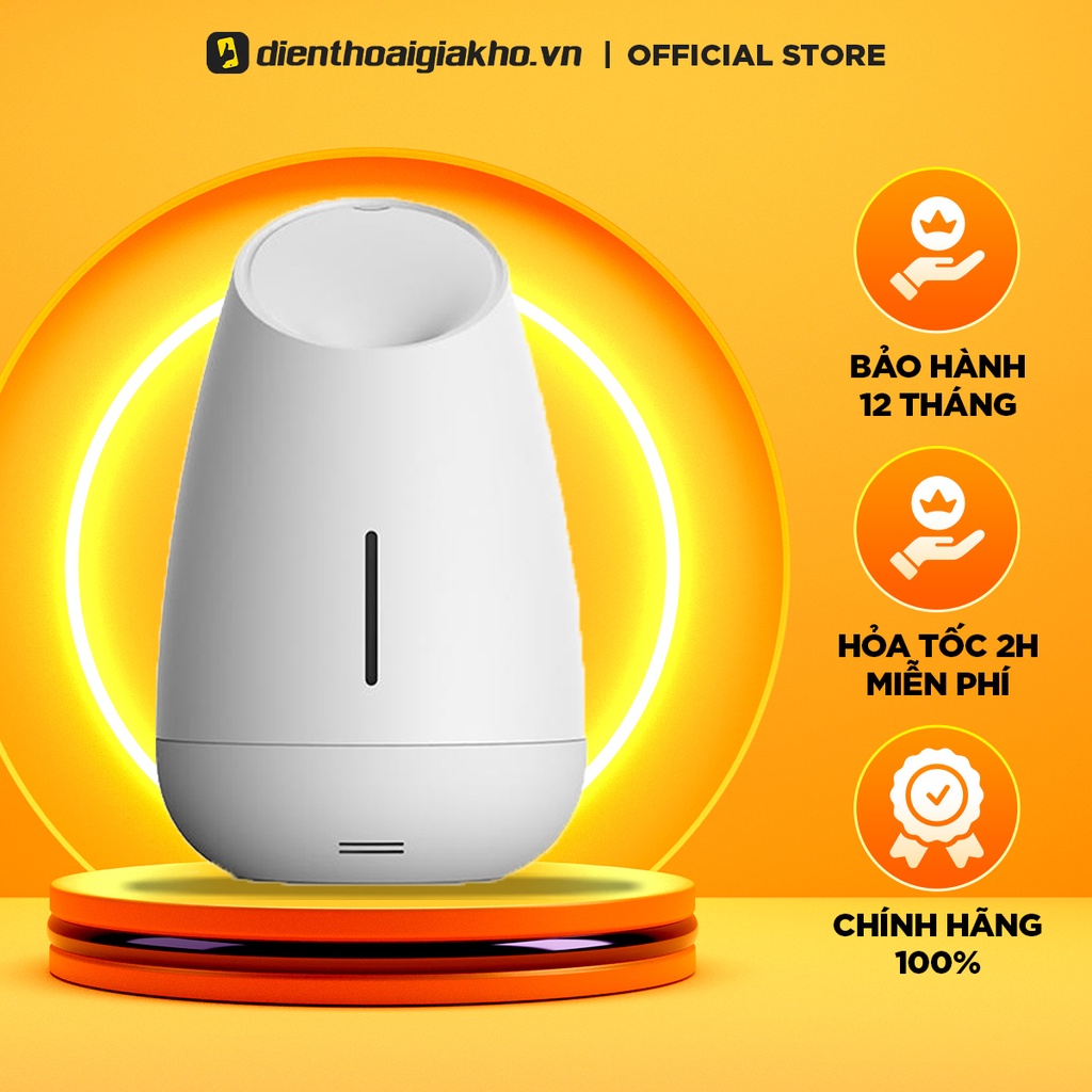 Máy xông tinh dầu Mipow Vaso 2.0 Aroma Diffuser White - Hàng chính hãng