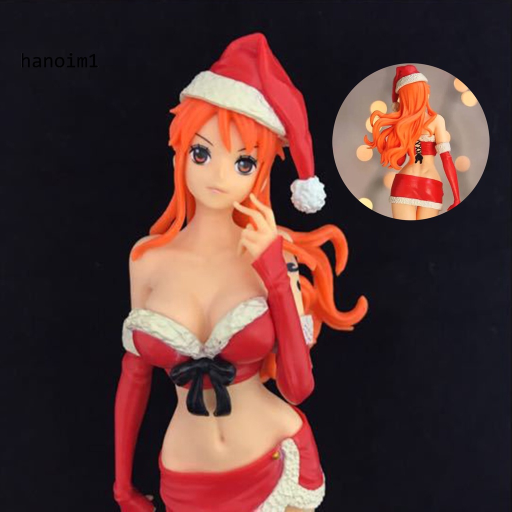 Mô Hình Nhân Vật Nami Trong Anime Tư Thế Ngồi Gợi Cảm Trang Trí Giáng Sinh