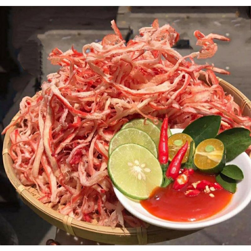 Hủ 250G Mực Xé Sợi hấp Nước Cốt Dừa