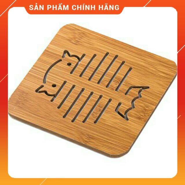 [ HÀNG SIÊU TỐT] Miếng lót nồi bằng gỗ nhiều hình (kt 15*15cm)