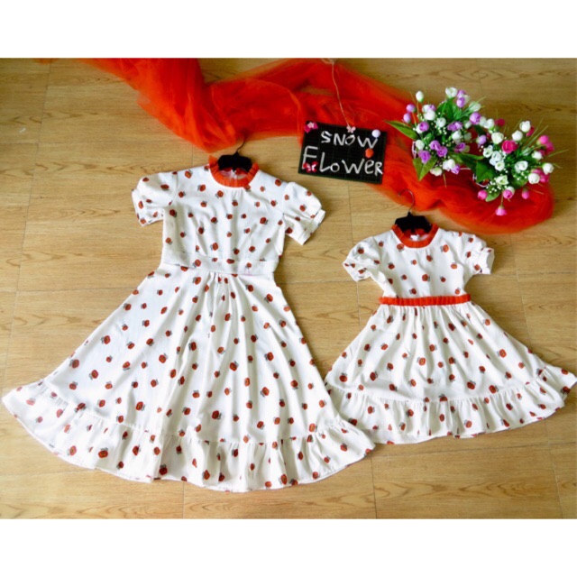 Set váy mẹ con (hình thật)