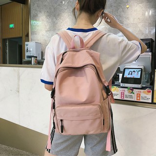 Balo nữ đi học đựng laptop 14 inch thời trang ulzzang vải chống nước BX501LD
