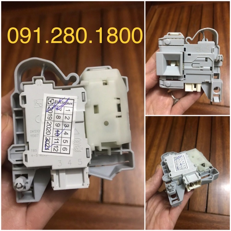 Khóa cửa máy giặt Electrolux EWF 10843, 10844, 10744, 12843, 85743, 80743 chính hãng