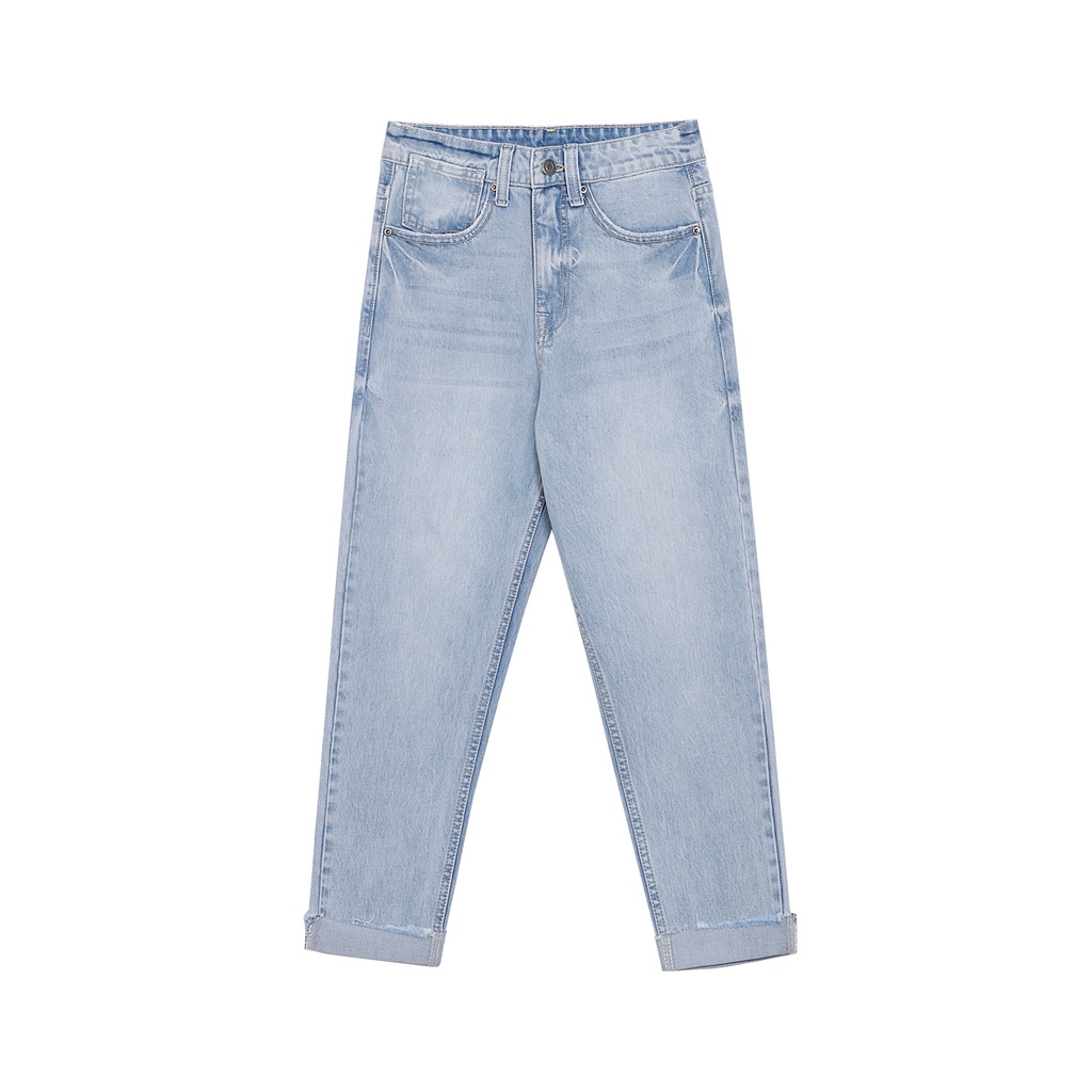 Quần Jean Xanh form rộng ống suông - Straight Leg Jeans