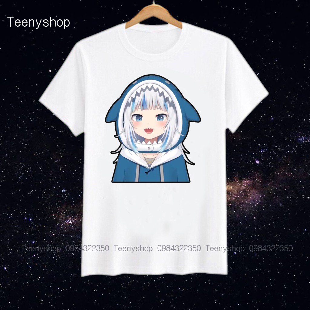 áo thun anime manga Gawr Gura Hololive nhiều mẫu