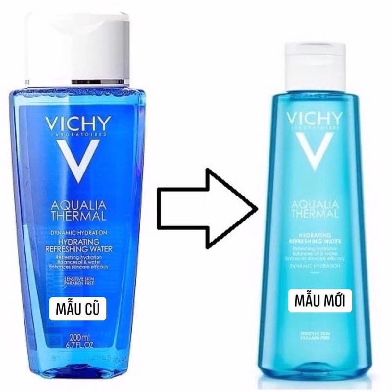 MẪU MỚI - NƯỚC HOA HỒNG VICHY AQUALIA THERMAL HYDRATING REFRESHING WATER 200ML CHÍNH HÃNG - 8905