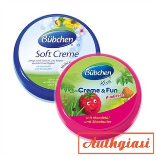 Kem dưỡng giảm nẻ Bubchen Soft Creme Xanh / Creme Fun Hồng cho bé hiệu quả