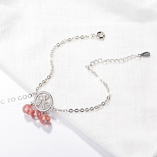 Lắc tay 3 hạt hồng kiểu mới