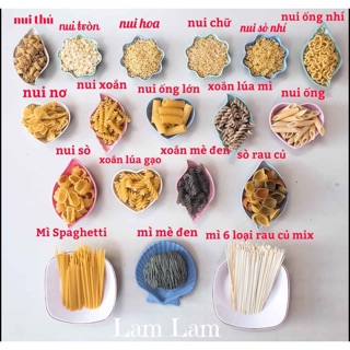 Các loại mì nui hữu cơ cho bé 🌽