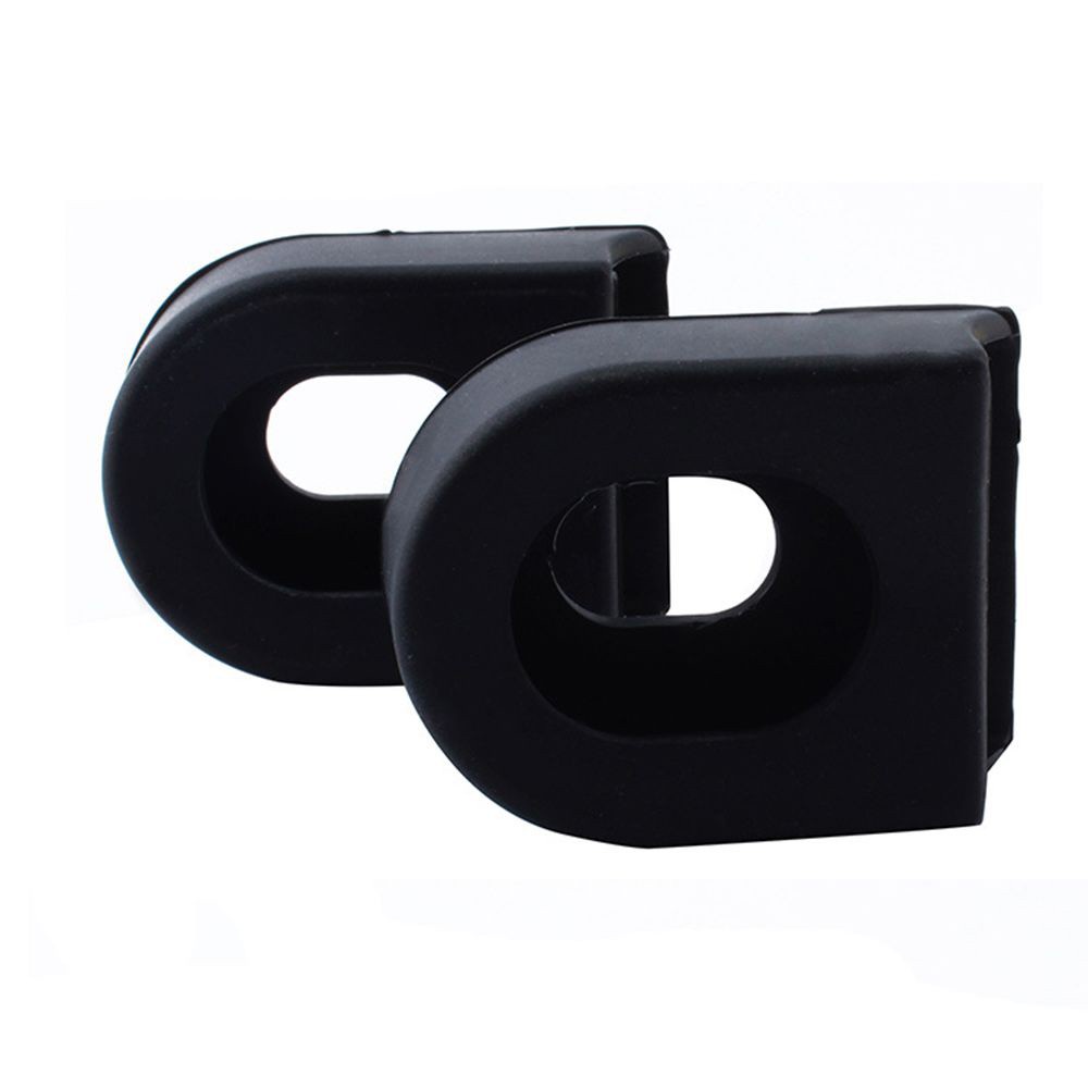 1 Cặp Vỏ Gel Silicon Bảo Vệ Tay Quay Xe Đạp Chống Bụi Bẩn Nhiều Màu Sắc