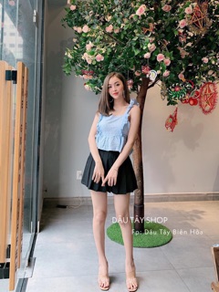 Áo Kiểu Bèo Thắt Nơ 2 Bên