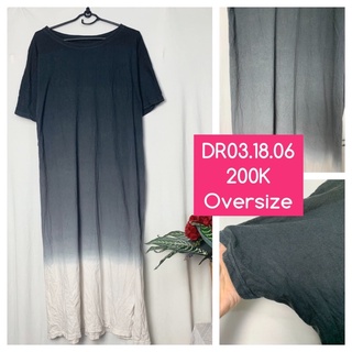 Đầm suông dài oversize