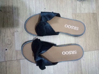 dép lông gấu trúc siêu cute