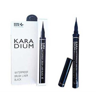 Bút kẻ mắt nước đầu lông Karadium Waterproof Brush Liner Black