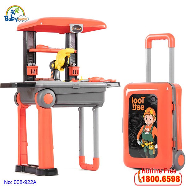 Đồ chơi trẻ em sửa chữa vali kéo cho bé 008-922A