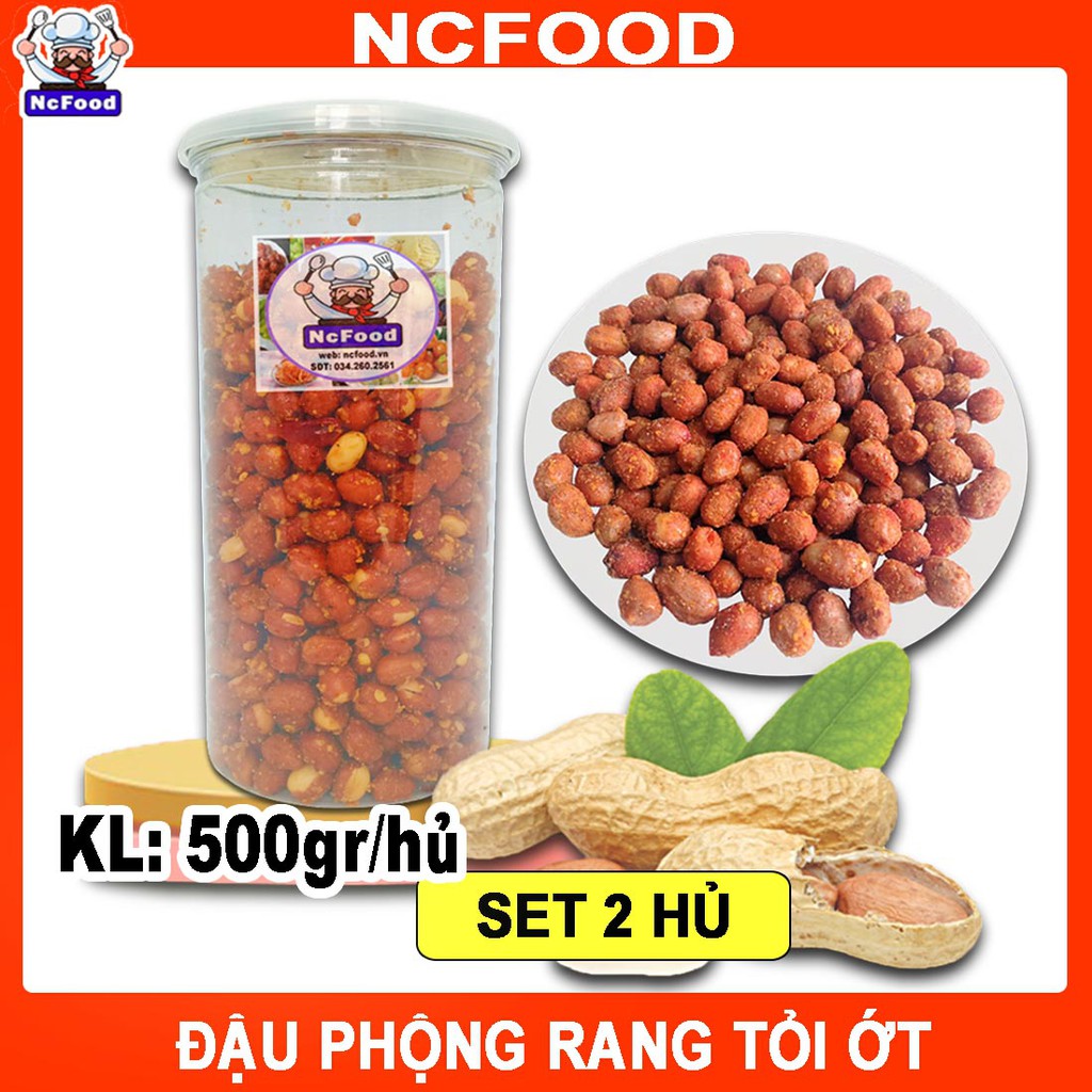 Đậu Phộng Rang Tỏi ớt (500g-1kg)