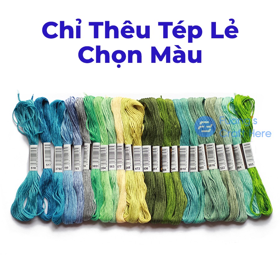 Chỉ Thêu Tép Lẻ Chọn Màu