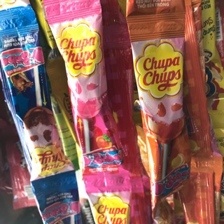 Kẹo mút chupa chups có nhân gum