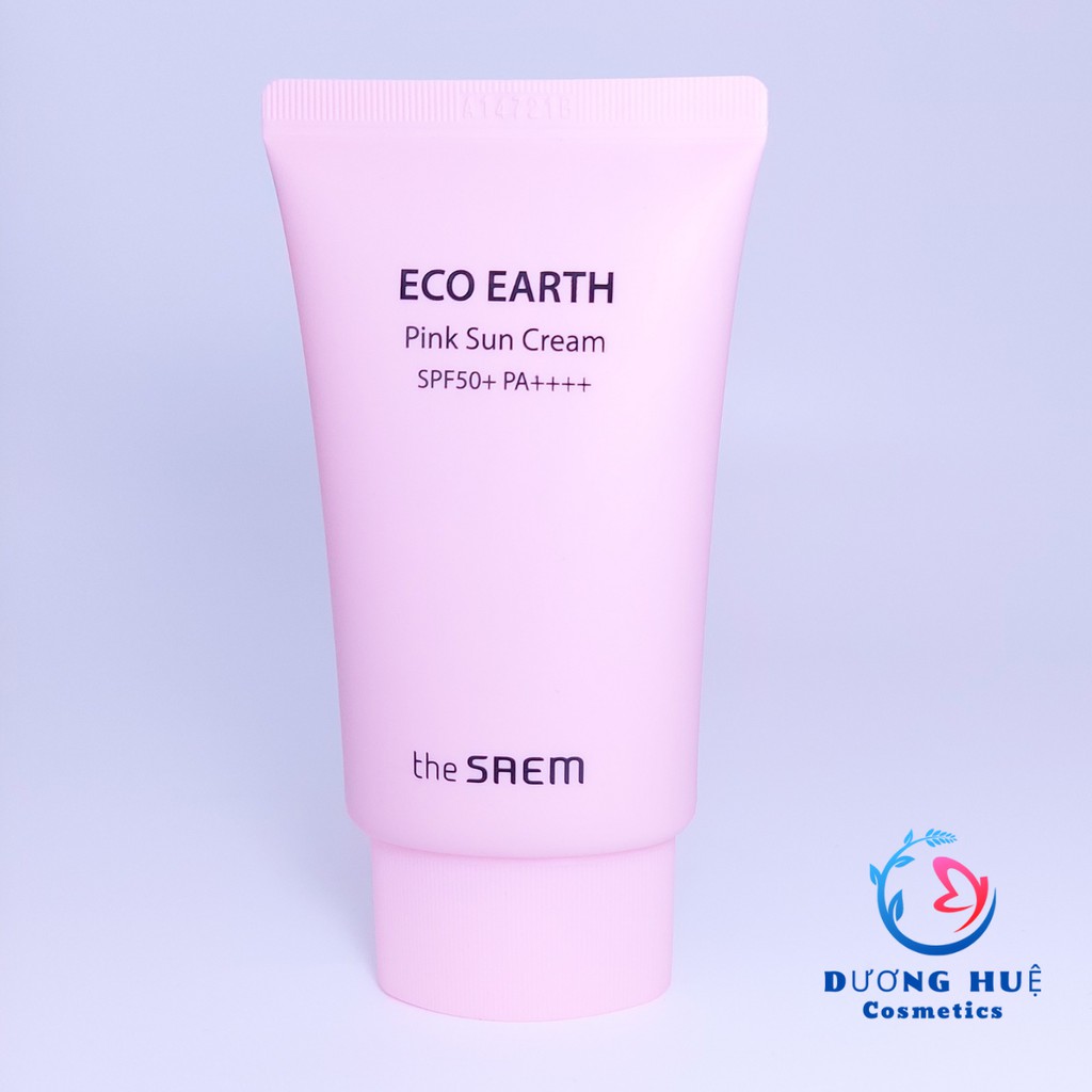 Kem chống nắng The Seam Eco Earth Power Pink Sun Cream Hàn Quốc 50g (Chính hãng)