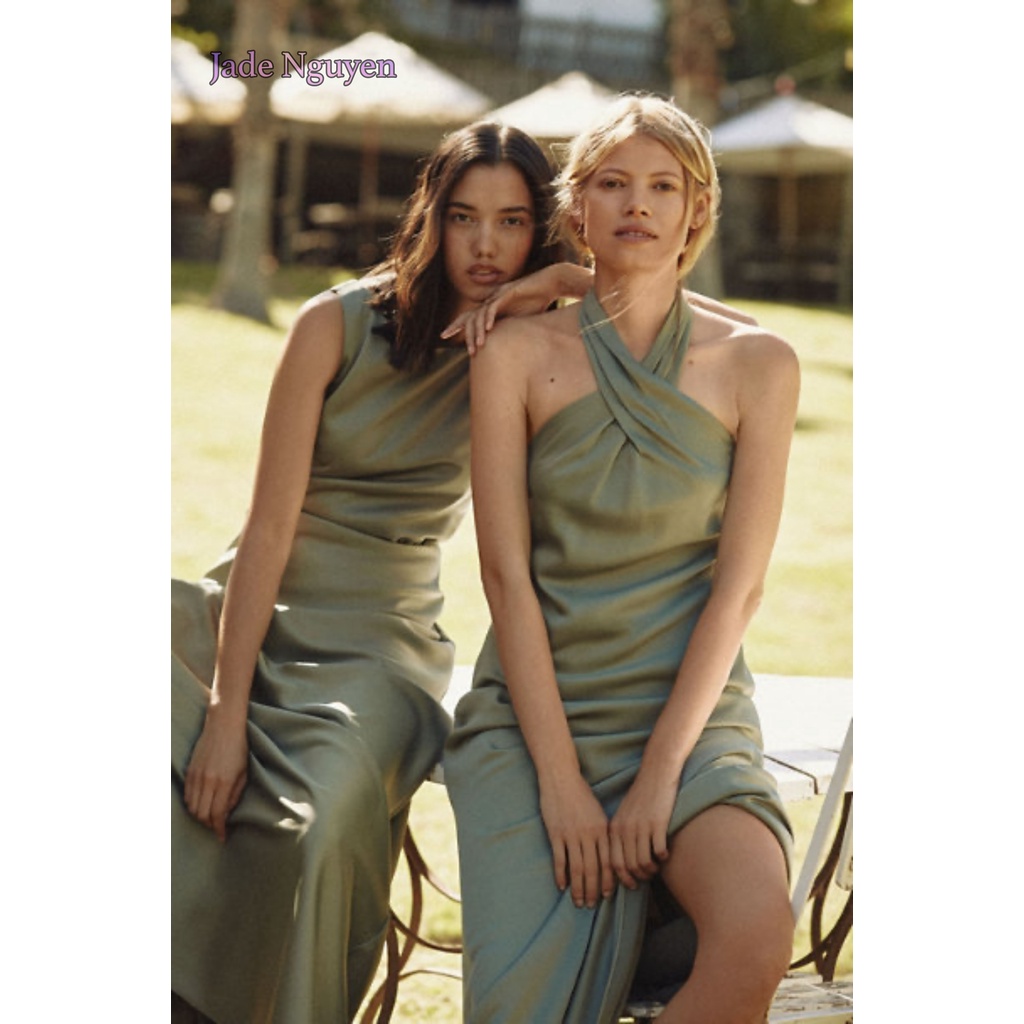 Đầm satin ôm dáng sang trọng, nhiều màu & kiểu