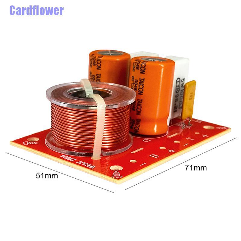 Cardflower  80W 2 Way Hi-Fi Audio Speaker Frequency Divider Speaker Audio Crossover Filters