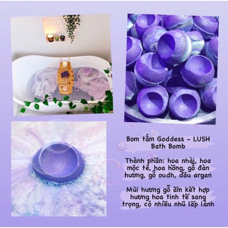 Bom tắm Goddess - LUSH Bath Bomb