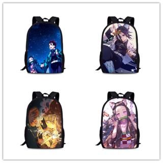Ba lô sức chứa lớn in hình Demon Blade Kimetsu no Yaiba kích thước 42cm