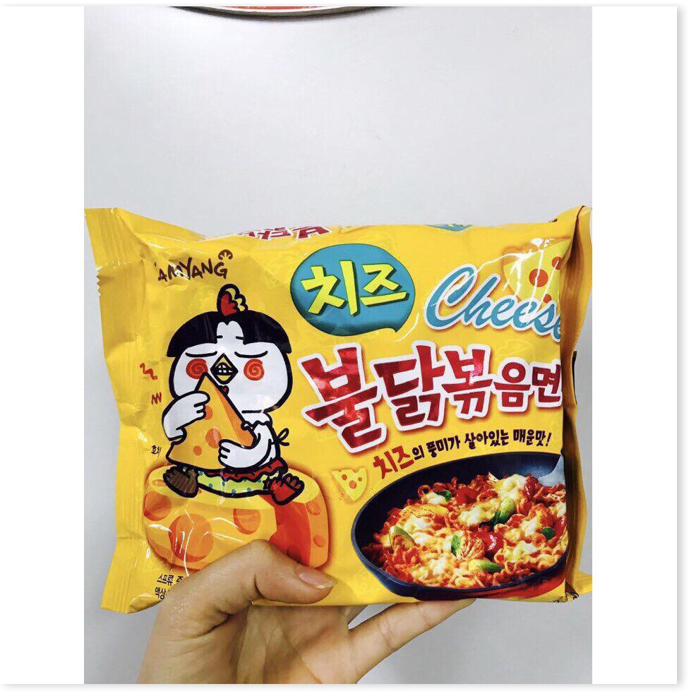 1 GÓI Mì Gà Cay Khô Vị Phô Mai Samyang 140g - Hàn Quốc