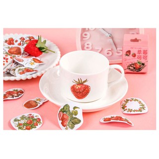 Bộ 45 Sticker Dâu Tây Đáng Yêu E113