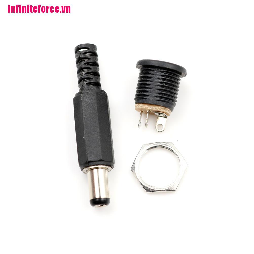 Set 10 đầu nối đầu cắm điện Dc 5.5mm X chuyên dụng