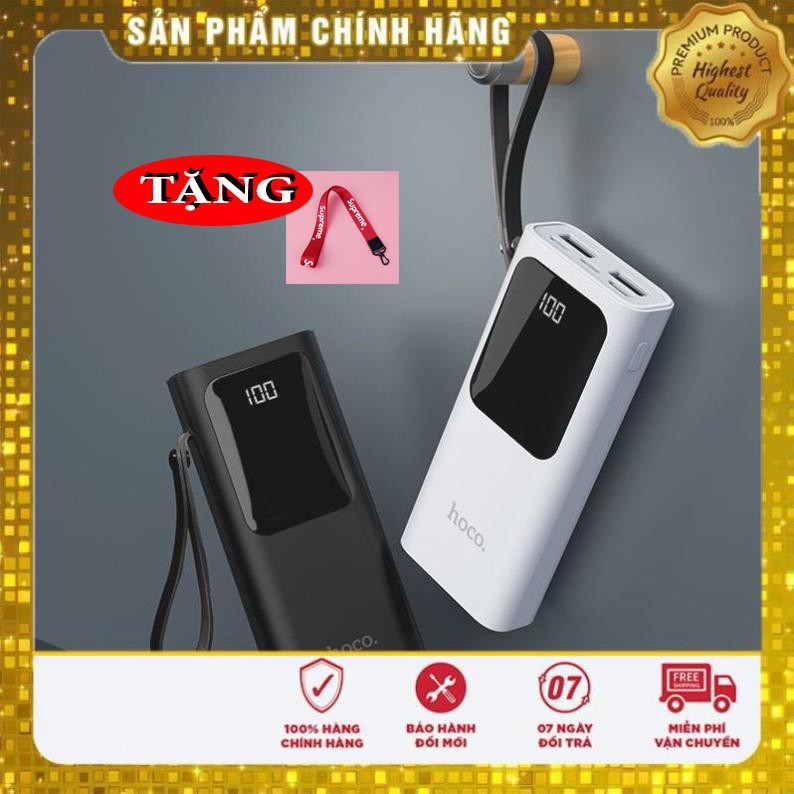 (CHÍNH HÃNG- CAO CẤP) PIN DỰ PHÒNG CAO CẤP HOCO J41/10000MAH 2 CÔNG RA, CỤC SẠC DỰ PHÒNG, sạc dự phòng nhanh 2.4A cho ip