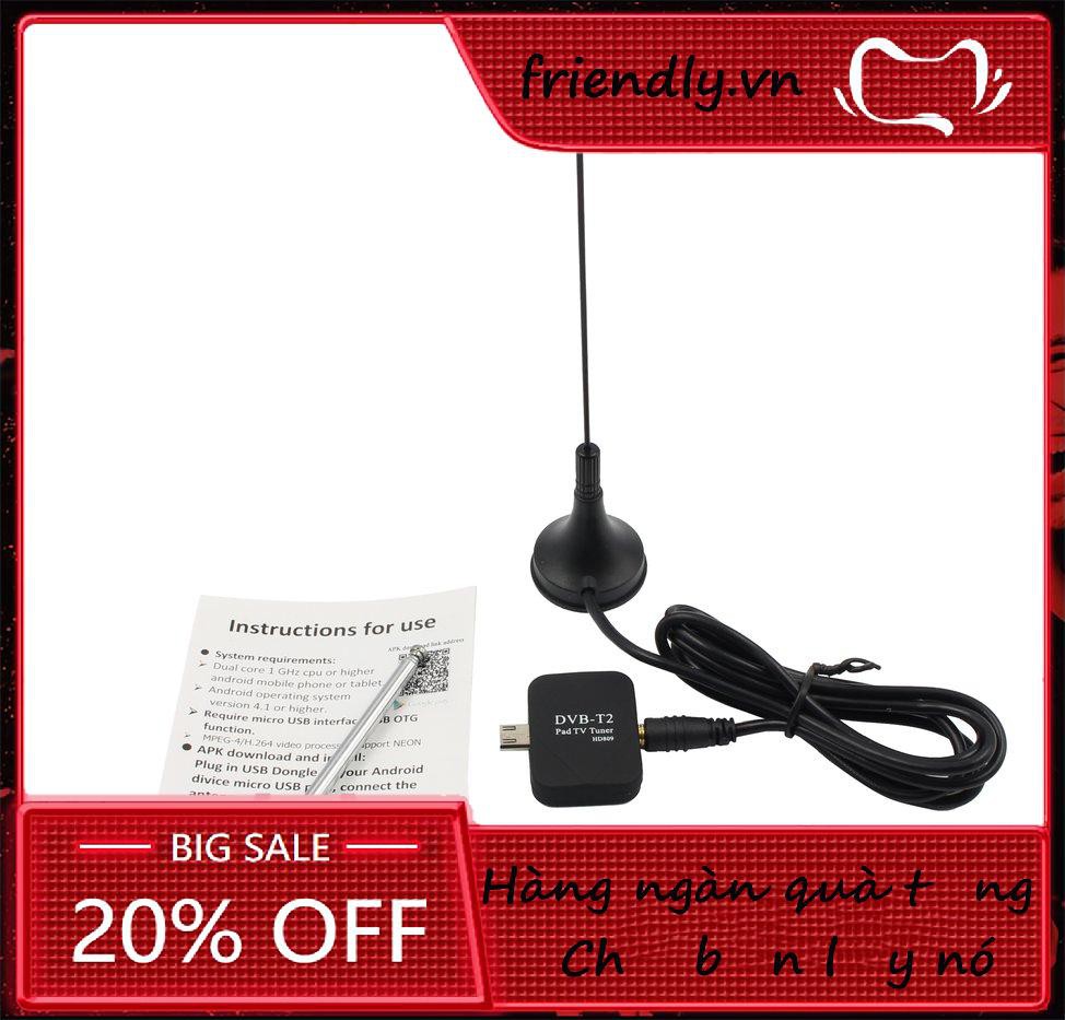 Bộ Thu Tín Hiệu Vệ Tinh Dvb-T2 Hd Tv Micro Usb Hỗ Trợ Epg | BigBuy360 - bigbuy360.vn