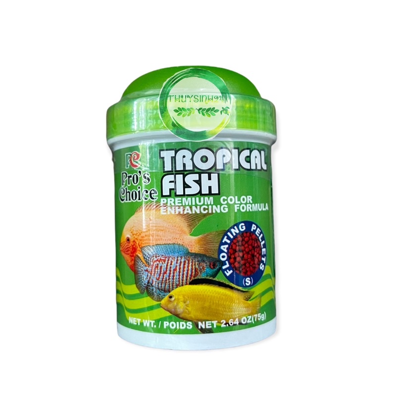 Thức ăn cá cảnh Pro's Choice Trooical Fish dành cho  cá ali, dĩa, sặc, phượng hoàng, guppy,....