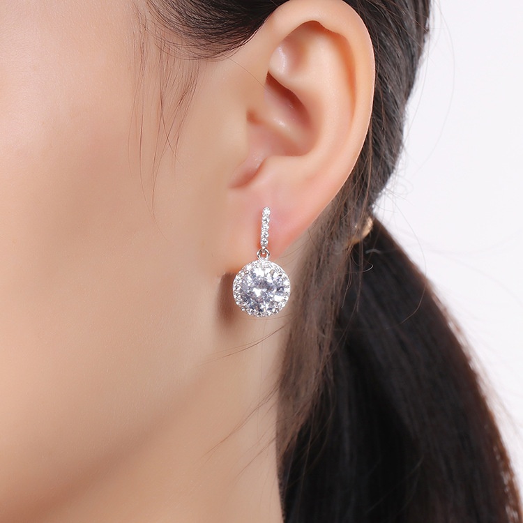 Hoa tai thời trang nữ bạc Ý S925 xinh xắn - HT301