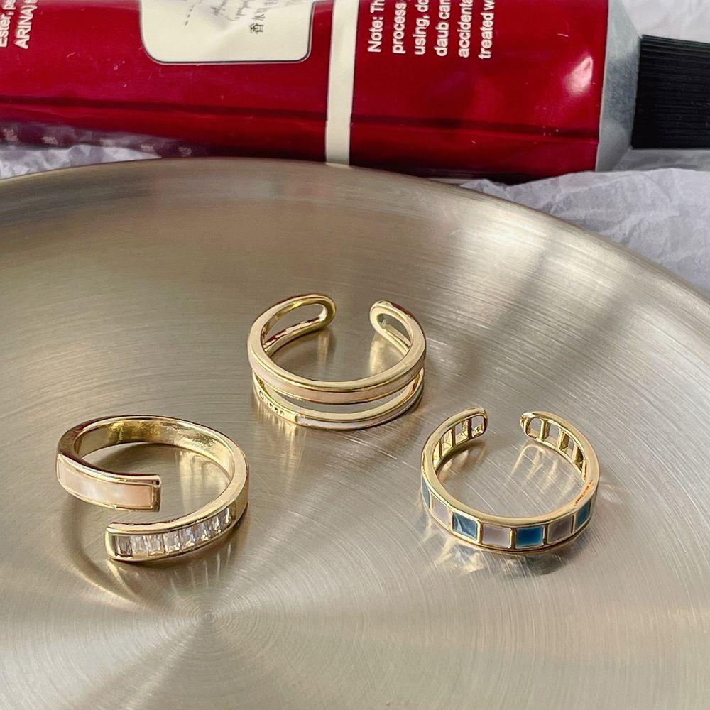 Nhẫn Hở Chạm Khắc Rỗng Kiểu Vintage Thời Trang Cho Nữ