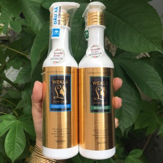 CẶP DẦU GỘI XẢ SIÊU PHỤC HỒI TÓC SUÔN MƯỢT WEKLA ĐỨC 248ml x 2