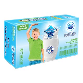 Thùng 48 hộp sữa tiệt trùng hương kem dừa Dutch Lady Cao Khoẻ 170ml