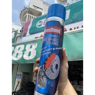 Chai xịt vệ sinh sên, phanh thắng threebond tb6602b brake & parts cleaner 620ml chính hãng