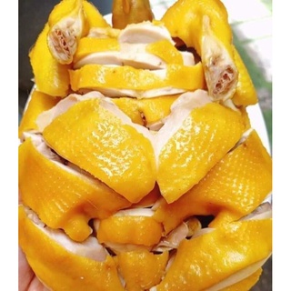 Nửa con Gà ủ muối chưa chặt