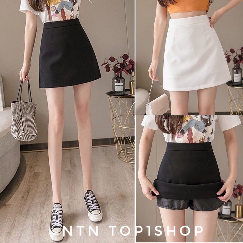 Chân Váy Trơn dạng chữ A ảnh thật NTN shop. | BigBuy360 - bigbuy360.vn