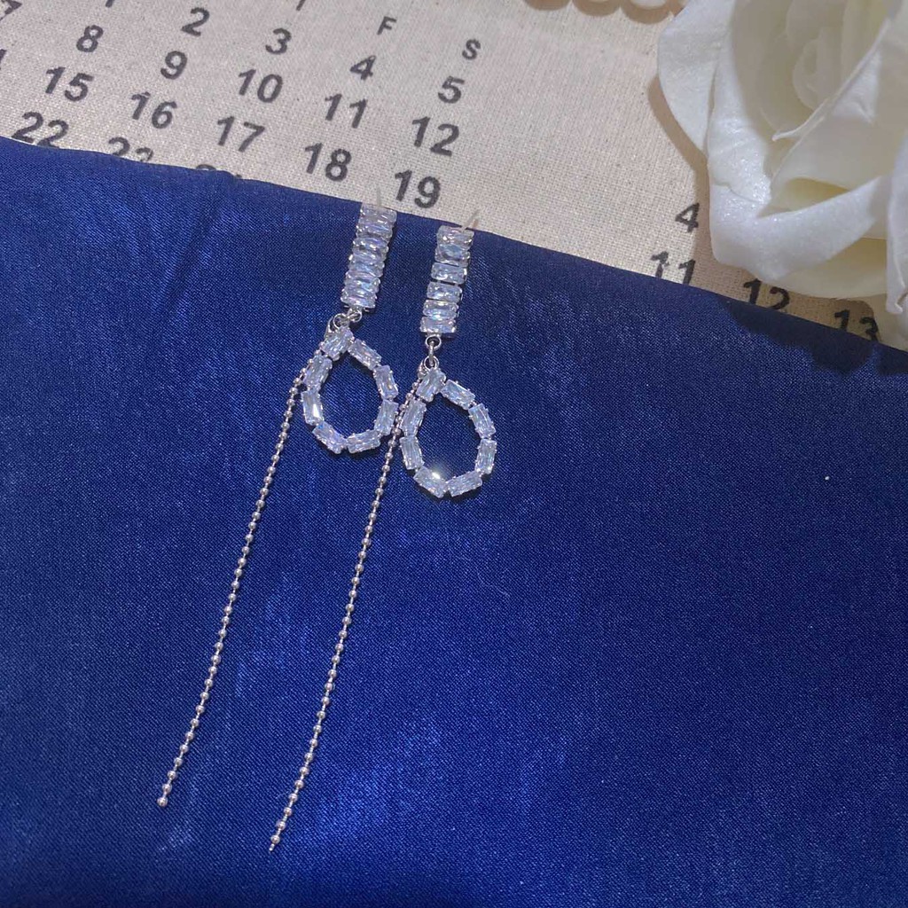 BÔNG TAI NỮ ĐÍNH ĐÁ PHA LÊ SANG TRỌNG HÌNH GIỌT NƯỚC , TIM , NGÔI SAO , TRÒN , TỨ GIÁC , TAM GIÁC 1345