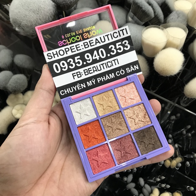 BẢNG PHẤN MẮT SÁP NHŨ SCHOOL SHOW 9 Ô | BigBuy360 - bigbuy360.vn