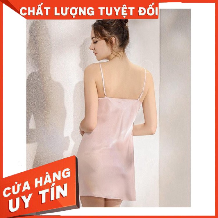VÁY NGỦ PHI BÓNG 2 DÂY SIÊU QUYẾN RŨ, MẶC MÁT MẺ - Hàng nhập khẩu