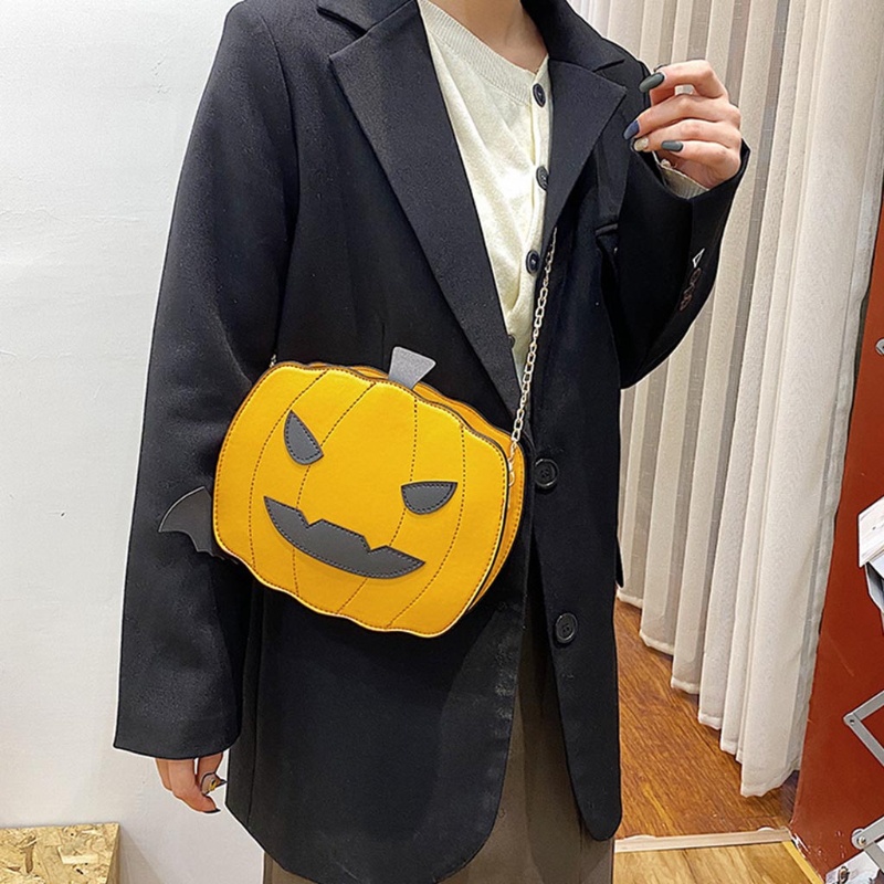 Túi Đeo Chéo Vai Bằng Da PU Hình Dơi Và Ác Quỷ Thời Trang Cho Nữ