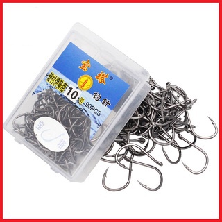 Hộp Lưỡi Câu Cá, Dùng Câu Đơn, nhạy cá, Câu Đài Bằng Thép Không Gỉ Cao Cấp_docauquangdinh