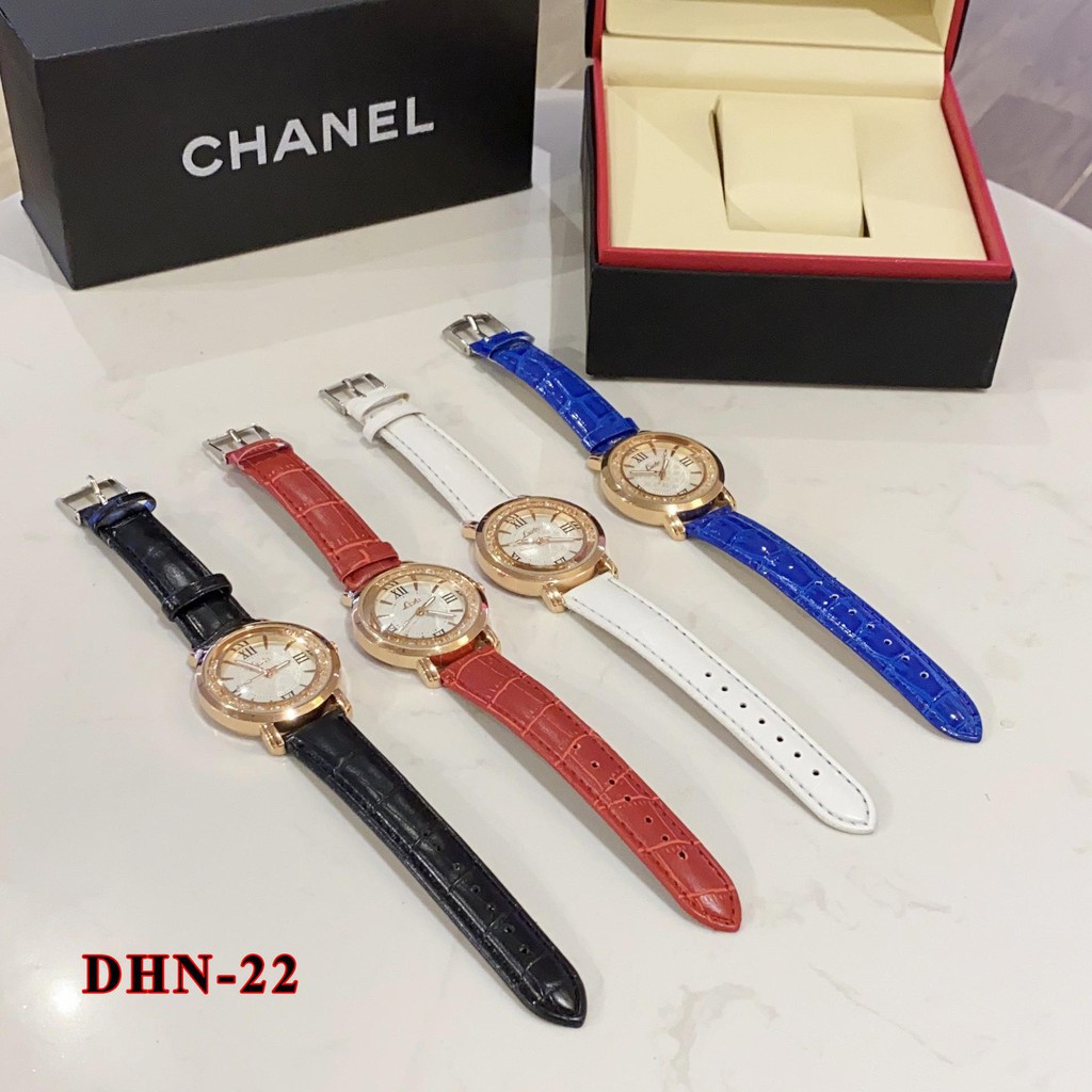 Đồng Hồ Nữ LSVR Mặt Tròn Đính Đá Cao Cấp - Fullbox Tặng Kèm Lắc Tay Mạ Vàng DHN22 dongho99k #4