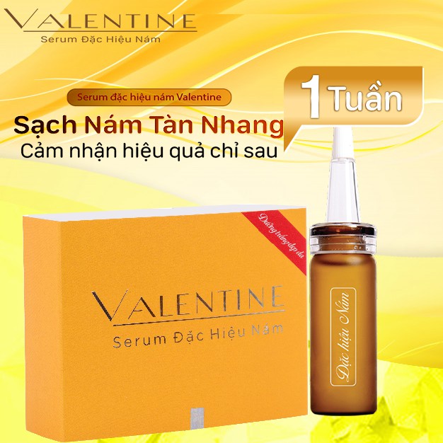 Serum dành cho da nám Valentine 10ml / 10ml x 2 lọ, sản phẩm của Sao Thái Dương